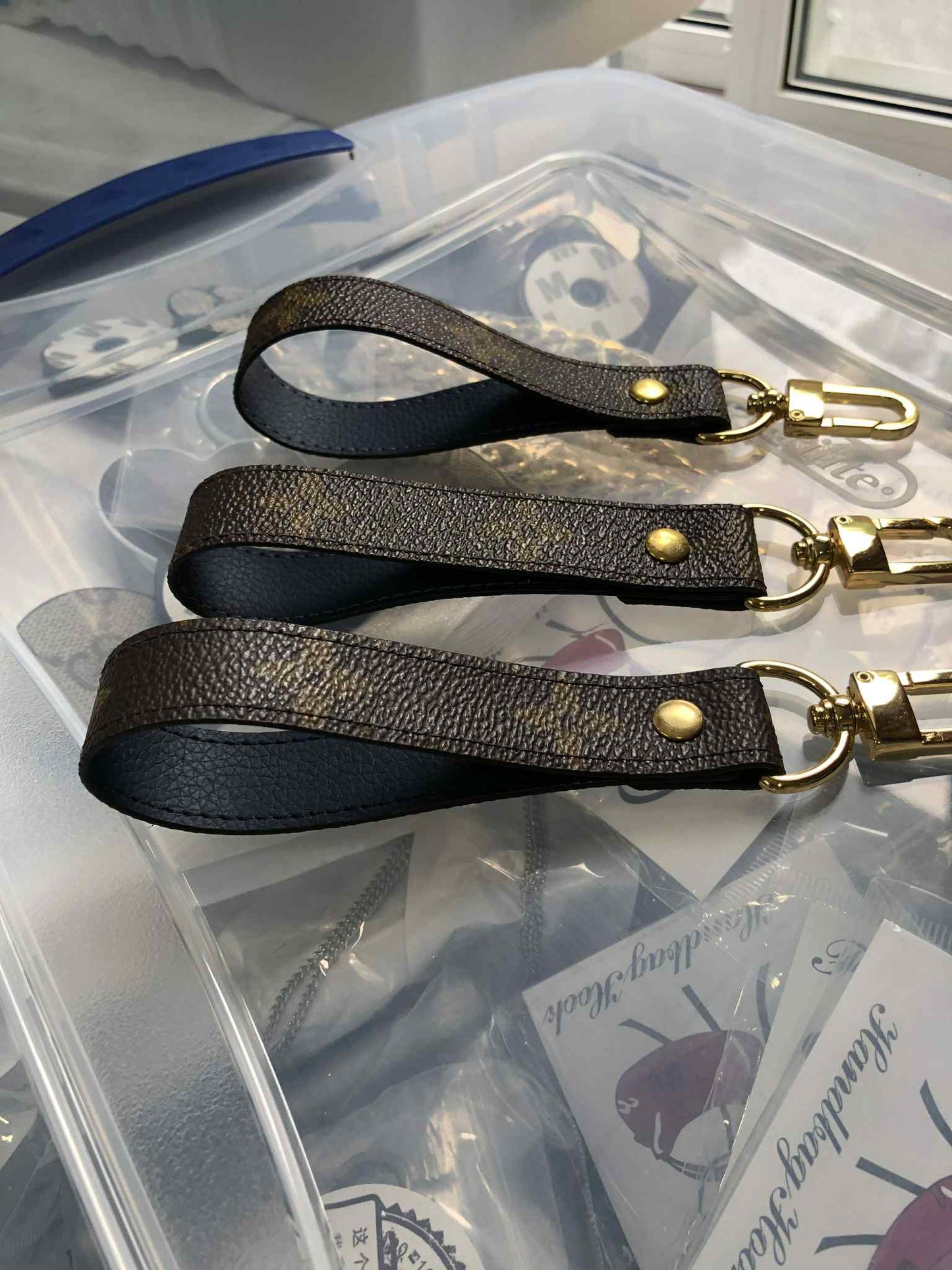 Recycled Authentic Canvas Keychains