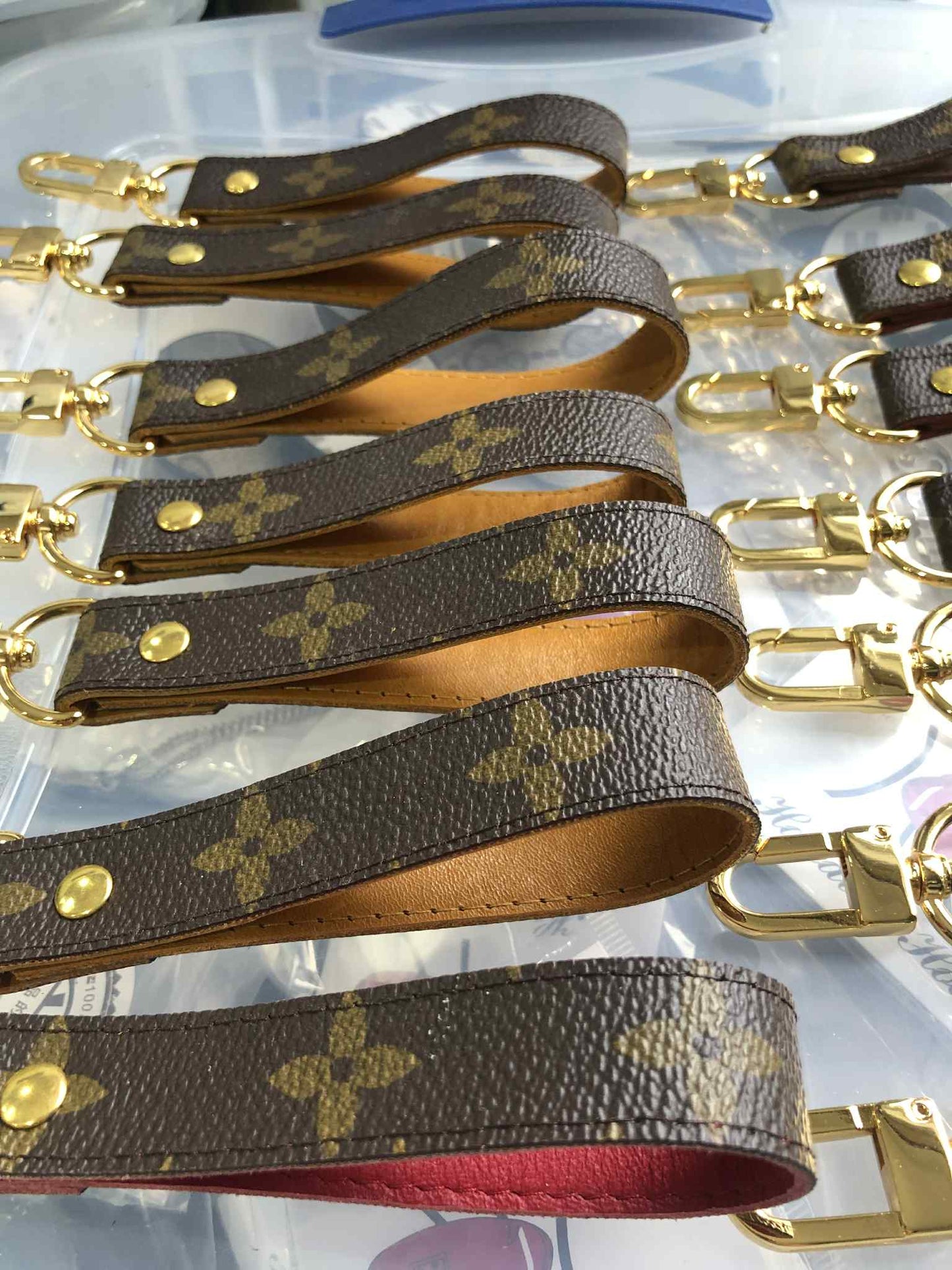 Recycled Authentic Canvas Keychains