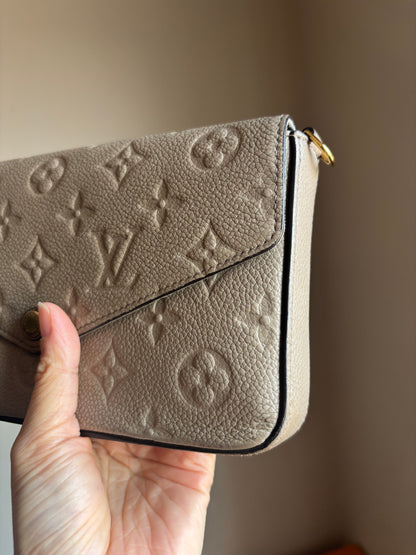 Louis Vuitton Turtle Dove Felicie Pochette
