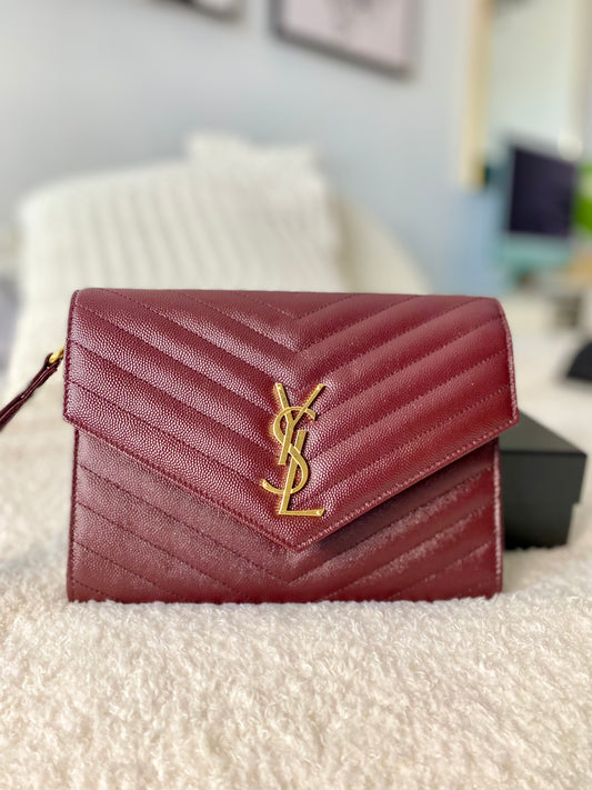 YSL Envelope Clutch