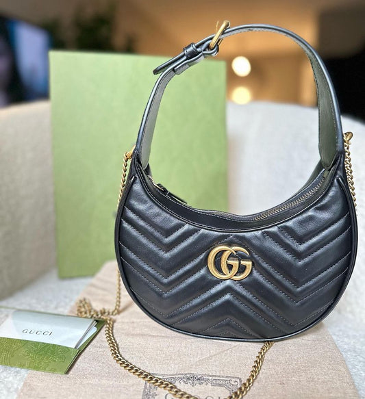 Gucci Mini Half Moon Chain Bag