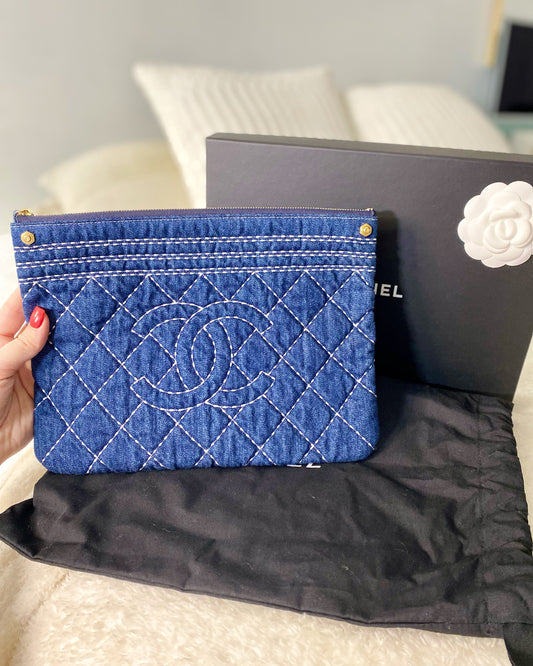 Chanel Denim O-Pouch