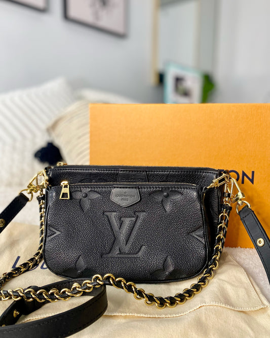 Louis Vuitton Empreinte Noir Multi Pochette