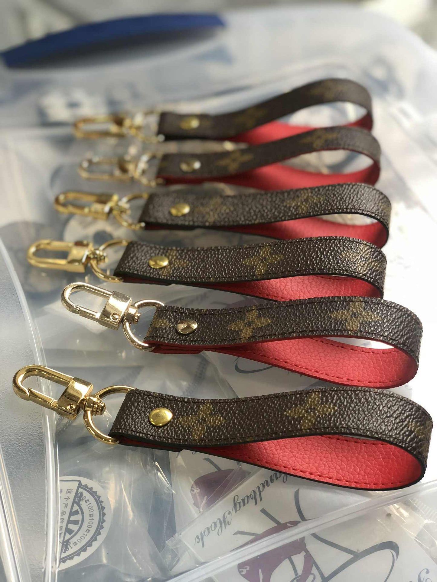 Recycled Authentic Canvas Keychains