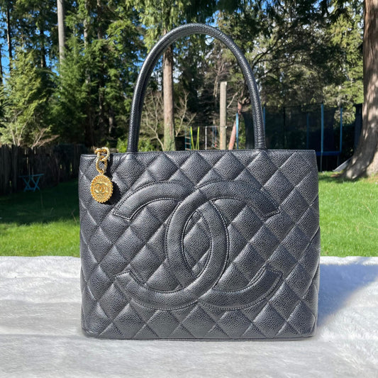 Chanel Caviar Medallion Tote