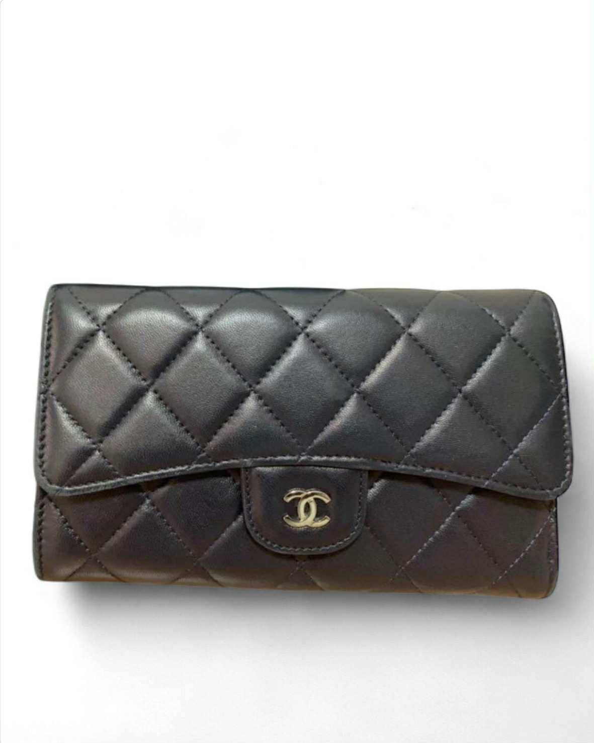 Chanel Lambskin Long Wallet