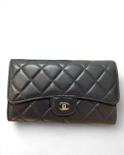 Chanel Lambskin Long Wallet