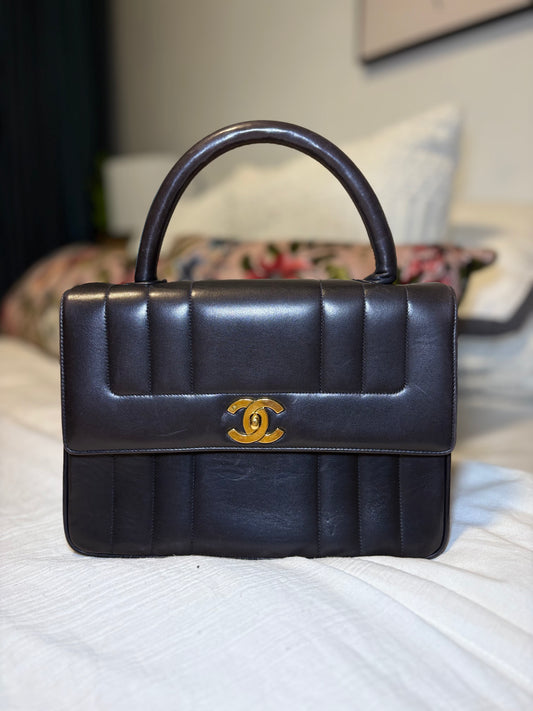 Chanel Twin Top Handle Tote